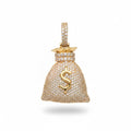 Money Bag Natural Diamond Pendant