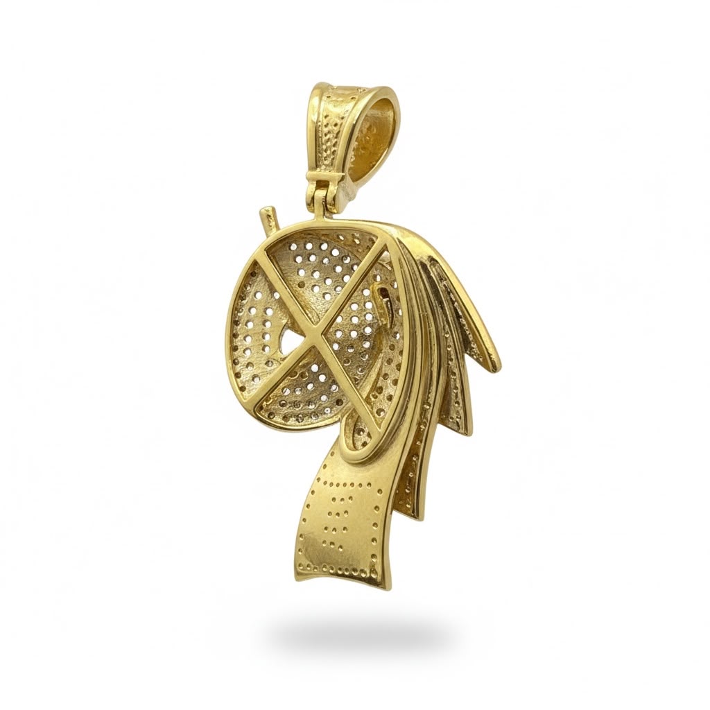 Money Roll Natural Diamonds Pendant