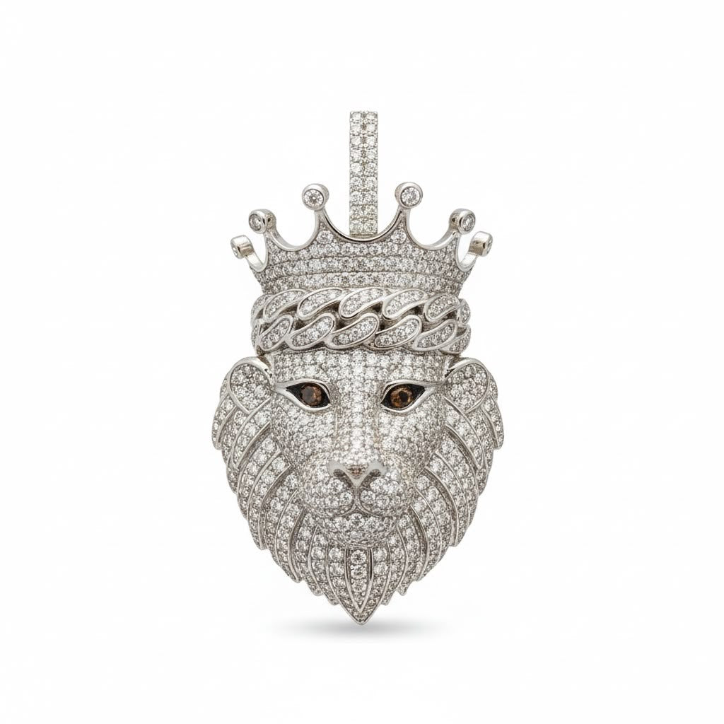 Lion Natural Diamonds Pendant