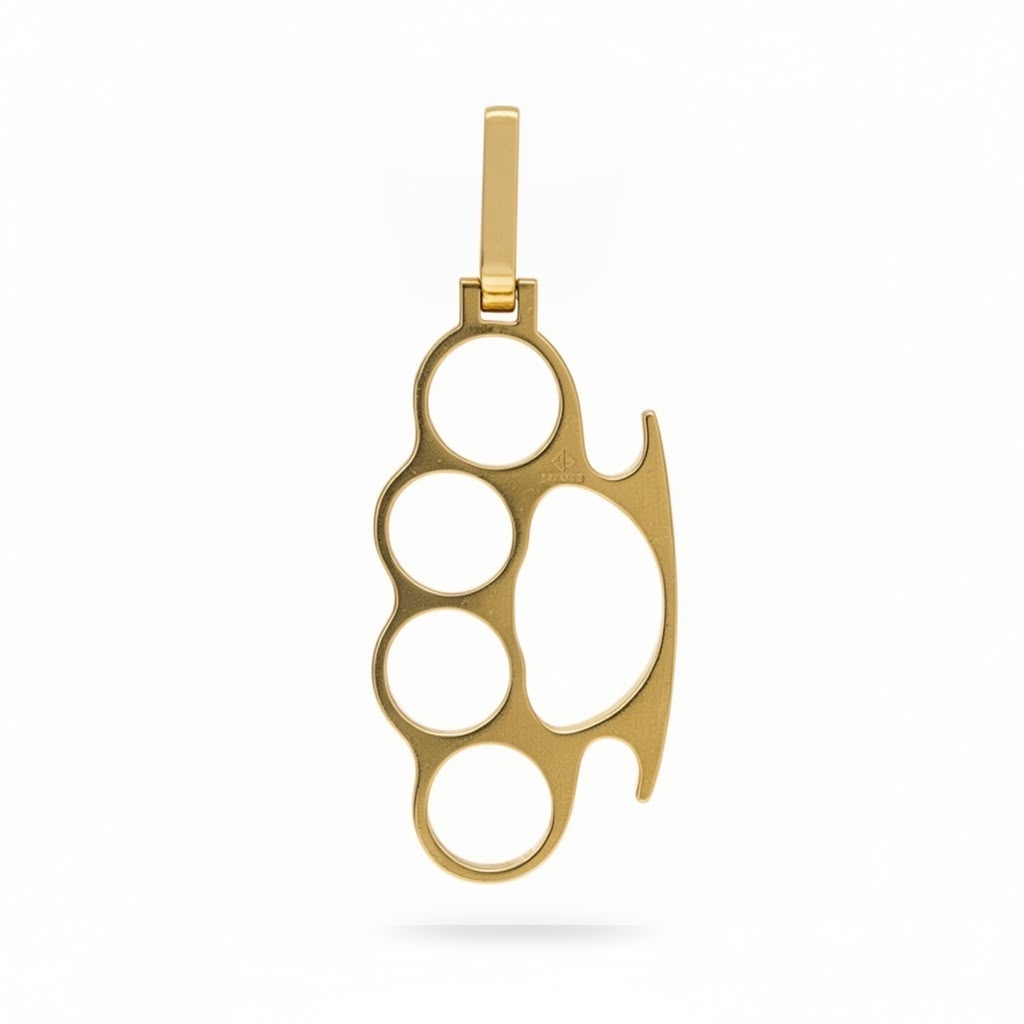 Knuckle Clip Natural Diamonds Pendant