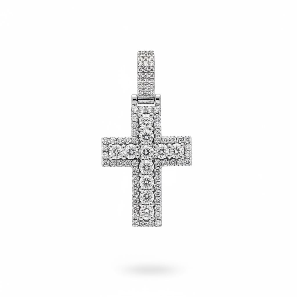Cross Natural Diamonds Pendant
