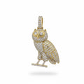 Owl Natural Diamonds Pendant