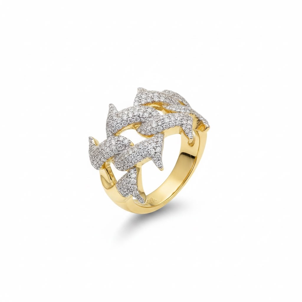 Cuban Natural Diamonds Ring