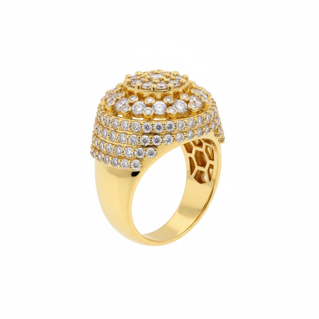 Round Natural Diamonds Ring