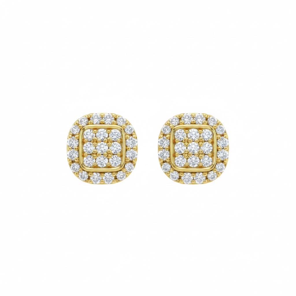 Natural Diamonds Earrings